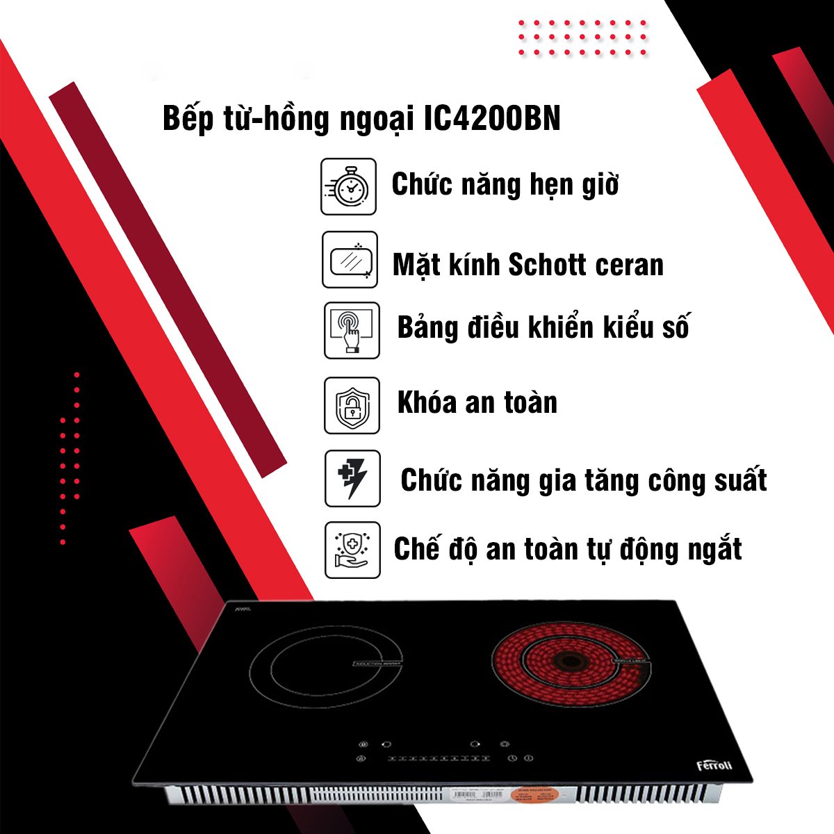Bep tu hong ngoai IC4200BN 2
