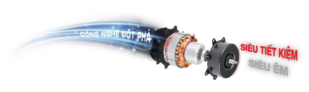 Oddo RAC168-D – quạt điều hòa gia đình sử dụng động cơ SD siêu tiết kiệm, siêu êm mới nhất hiện nay 5 dong co sd 1