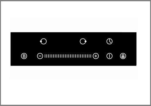 Bếp từ đôi RI4000BS 6 dieu khien truot va 9 cap do cong suat