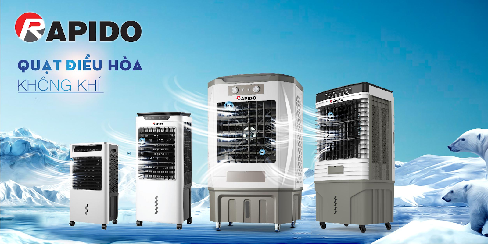 Quạt điều hòa Rapido