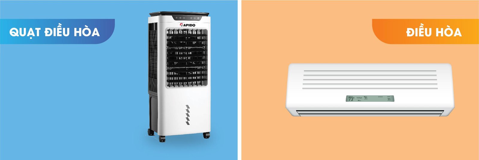 so sánh quạt điều hòa và điều hòa