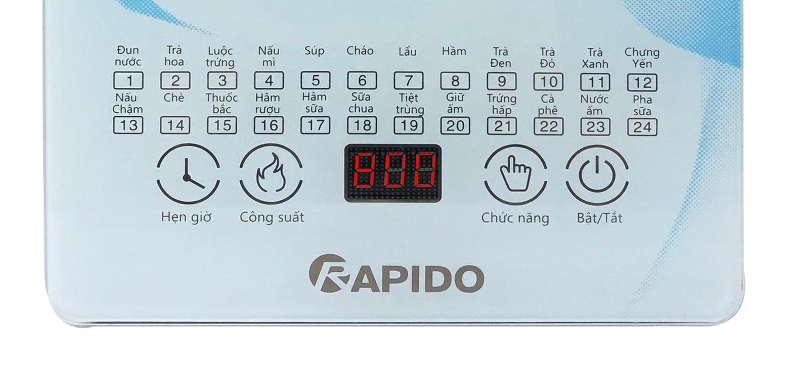 Ấm điện đa năng Oddo 12 man hinh led