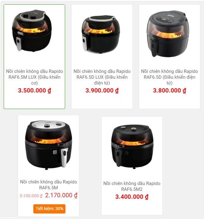 noi chien khong dau Oddo 6.5L