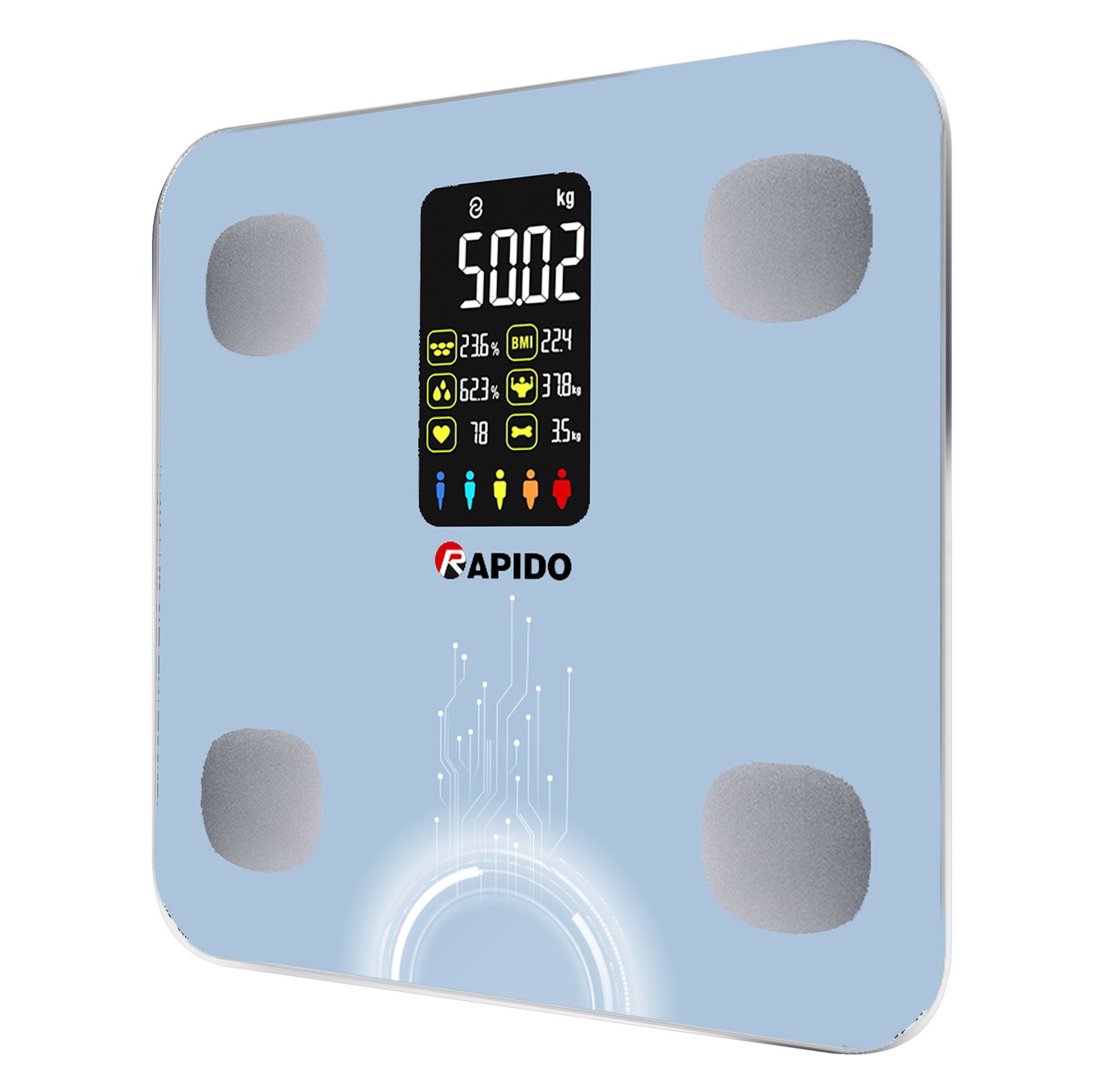 Cân sức khỏe thông minh Oddo RSB04-S (Có bluetooth) 5 can Oddo rsb04 s