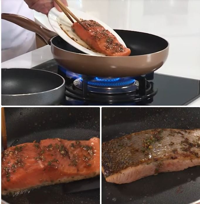 Các cách làm cá hồi áp chảo sốt bơ chanh và sốt cam thơm ngon, đậm đà 20 20 3