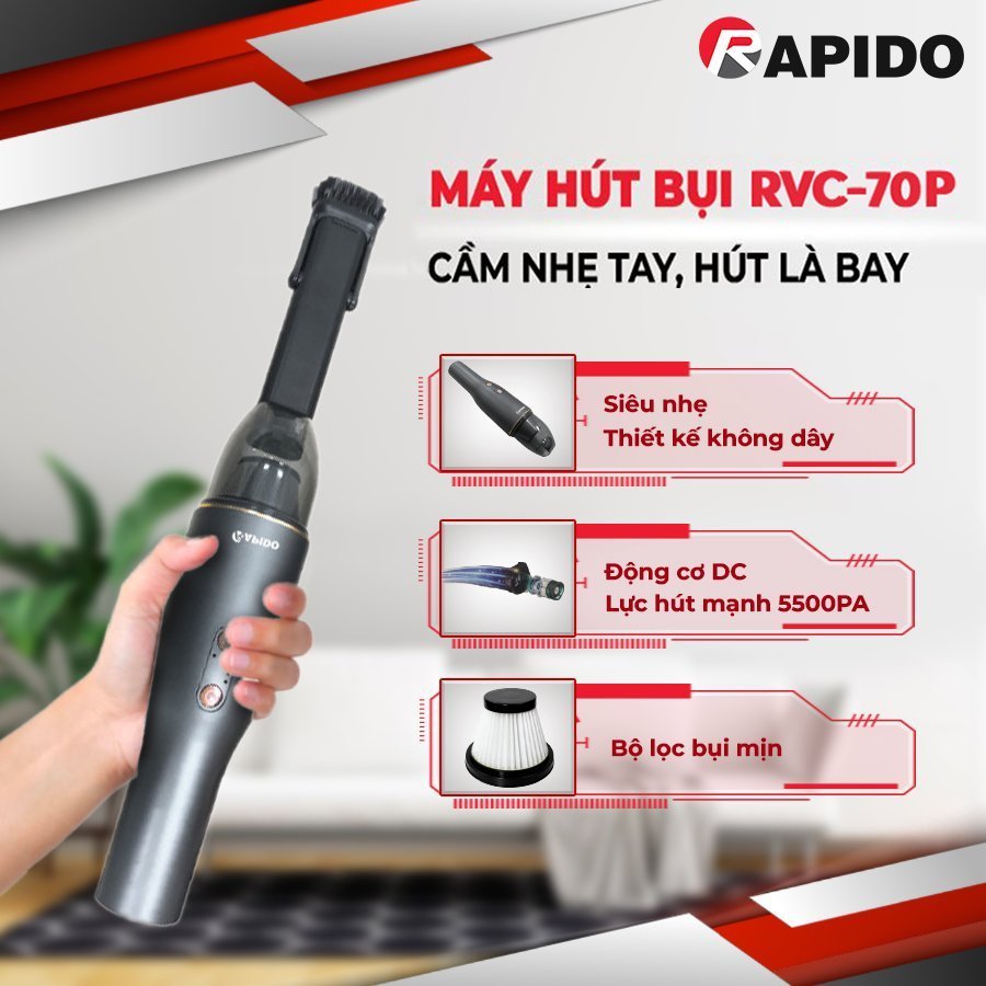 5 Tiêu chí lựa chọn máy hút bụi cầm tay không thể bỏ qua 3 Máy hút bụi cầm tay có công nghệ lọc Hepa