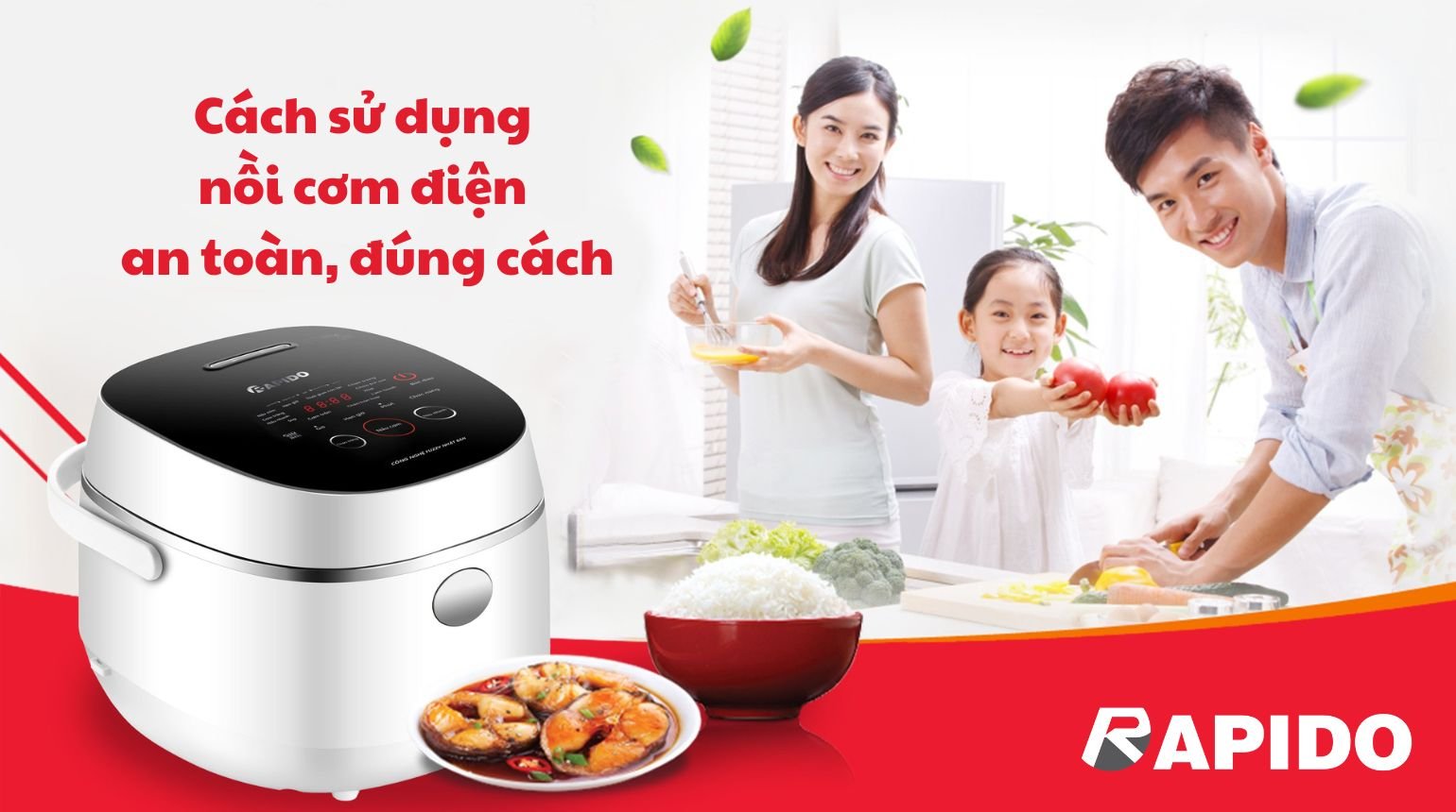 Cach su dung noi com dien an toan dung cach