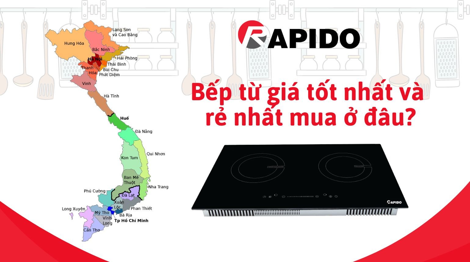 Bếp từ giá tốt nhất và rẻ nhất mua ở đâu? 1 bếp từ giá tốt