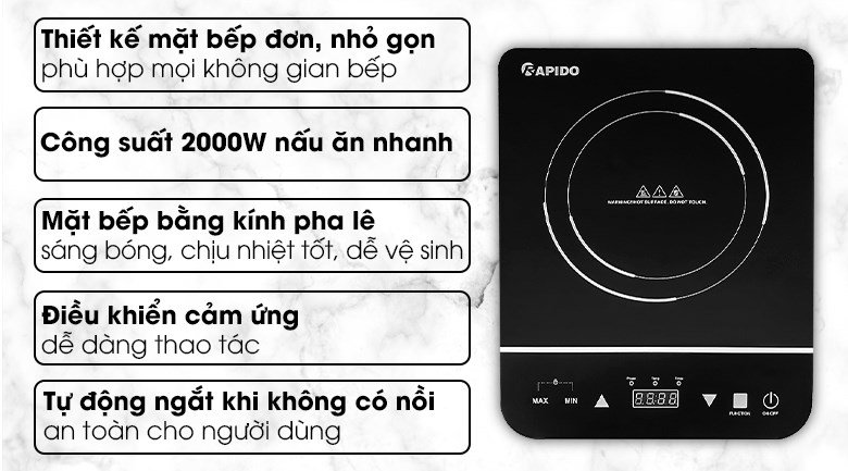 Lưu ý 5 bí kíp giúp gia tăng tuổi thọ bếp từ đơn 2 bep tu don