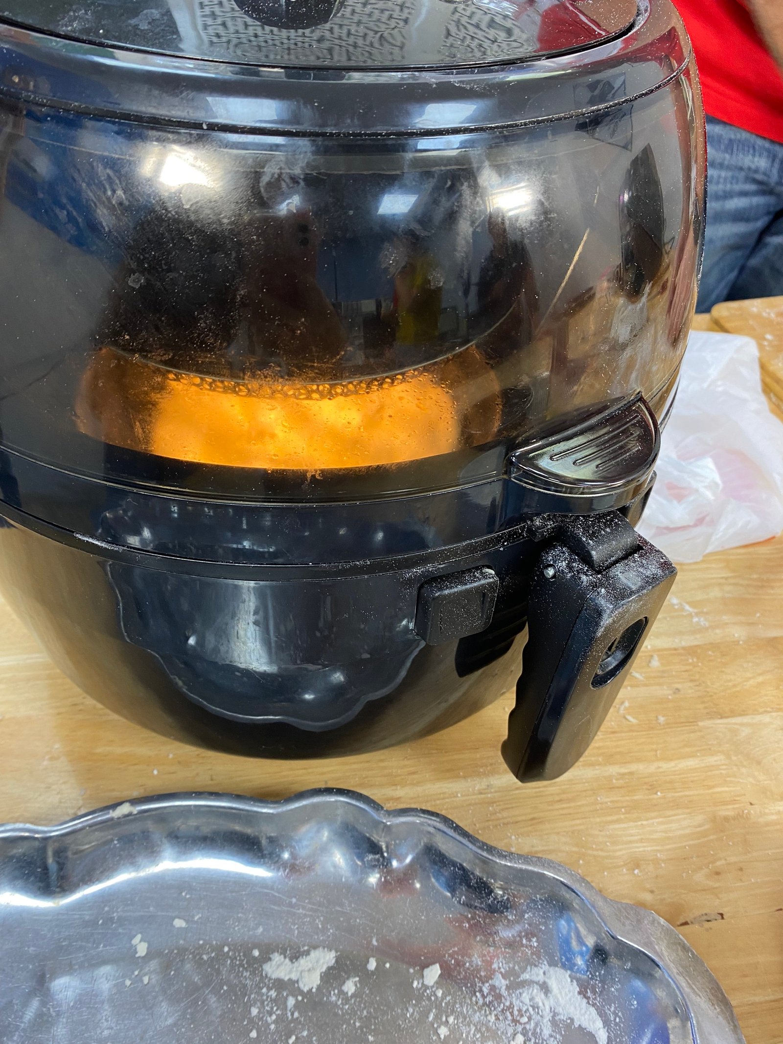 Cho vào lò cài đặt nhiệt độ và chờ