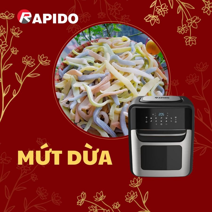 mứt Tết bằng nồi chiên không dầu