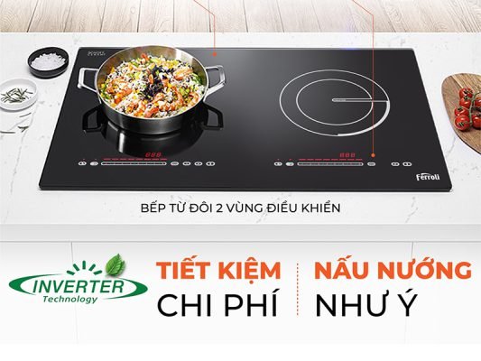 Lựa chọn bếp từ có công nghệ inverter tiết kiệm điện