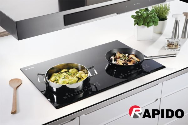 Bếp từ đôi âm giúp tiết kiệm diện tích hơn