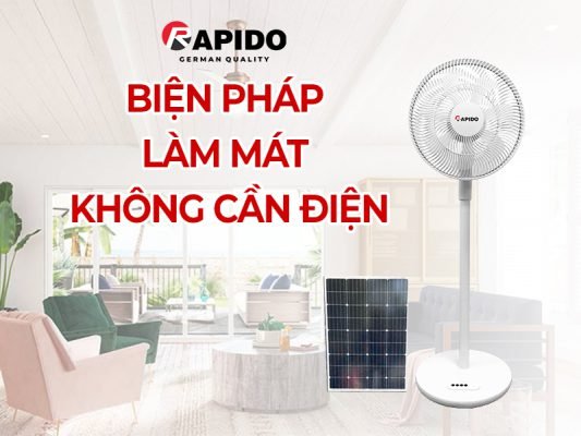 Quạt năng lượng mặt trời Rapido