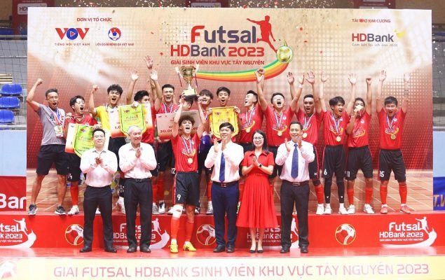 Oddo và Ferroli vinh hạnh tài trợ giải đấu thể thao Futsal Tây Nguyên 2023 2 futsal vo dich