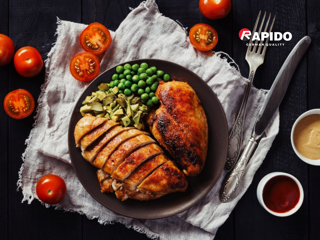 3 công thức giảm cân chế biến bằng nồi chiên không dầu từ ức gà 1 209 anh bia