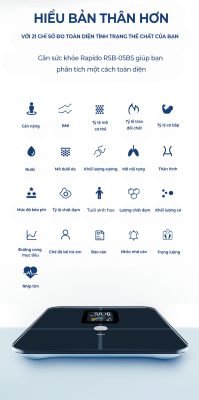 Cân sức khỏe Oddo RSB05 - BS 13 Cân sức khỏe Oddo RSB05 - BS