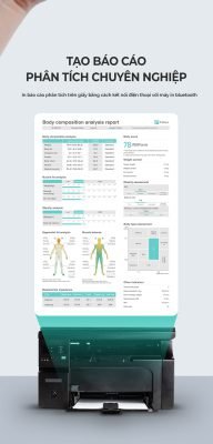 Cân sức khỏe thông minh Oddo RSB-06WS 16 Cân sức khỏe 8 điện cực Oddo RSB-06WS