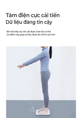 Cân sức khỏe thông minh Oddo RSB-06WS 13 Cân sức khỏe 8 điện cực Oddo RSB-06WS