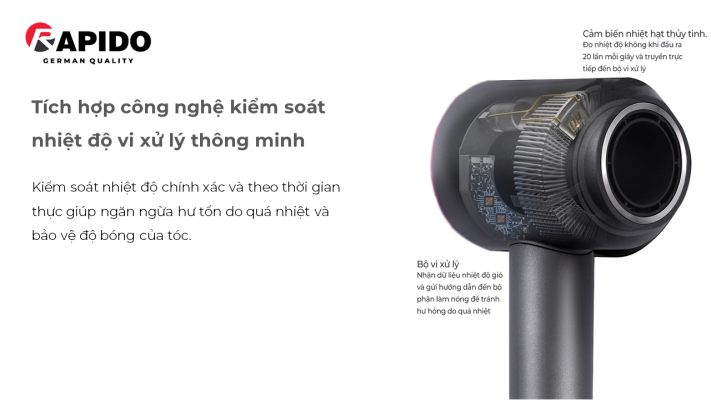 Máy sấy tóc Oddo RHD 1400LM