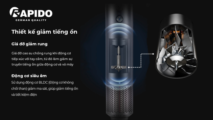 Máy sấy tóc Oddo RHD - 1700LM 8 Máy sấy tóc Oddo RHB 1400LM