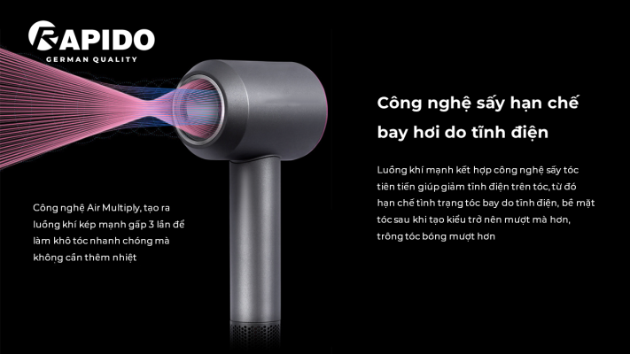 Máy sấy tóc Oddo RHD - 1700LM 9 Máy sấy tóc Oddo RHB 1400LM