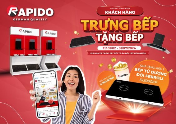 Trưng bếp tặng bếp