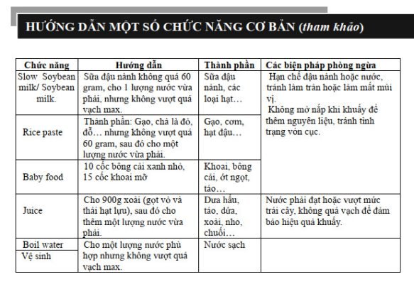Máy làm sữa hạt RHB-800DM 12 Máy sữa hạt RHB -800DM