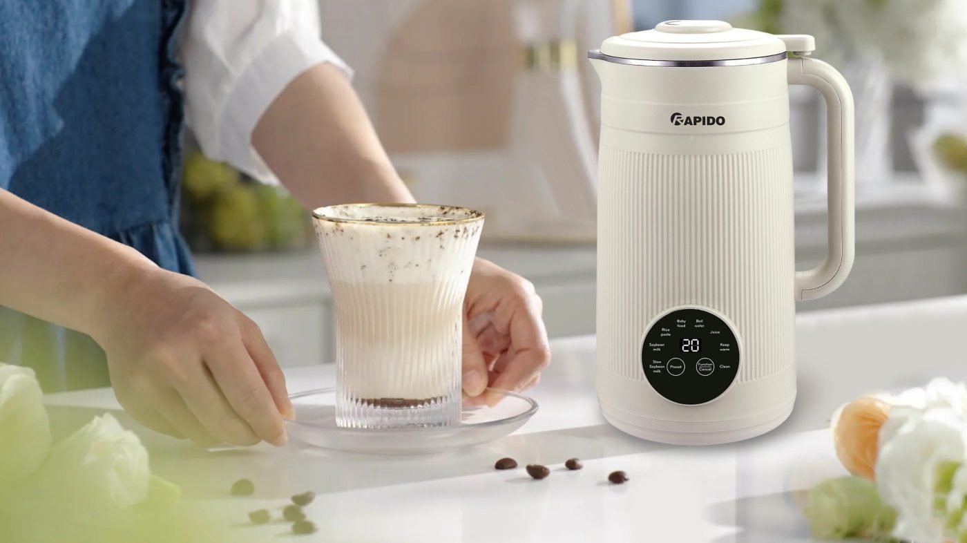 Ngay lần đầu làm sữa hạt thơm mịn và không tách nước, bạn đã biết mẹo này chưa? 1 Máy sữa hạt RHB -800DM