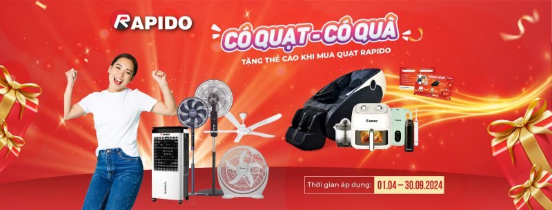 Top 5 sản phẩm quạt đứng đáng mua 2024 7 Chương trình khuyến mại "Có quạt có quà"