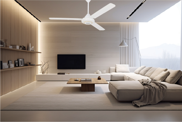 Cách dùng quạt đúng cách khi ngủ an toàn cho sức khỏe vào mùa hè 4 Quạt trần Rapido