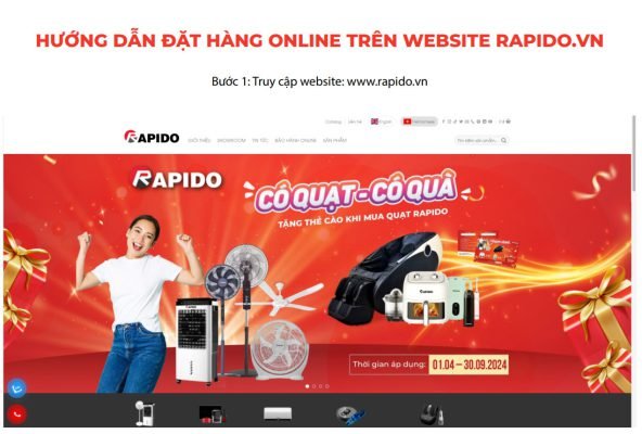 Hướng dẫn đặt hàng online