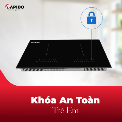 9 lý do nên mua bếp từ vào mùa hè 4 Bếp từ an toàn với nhà có trẻ em