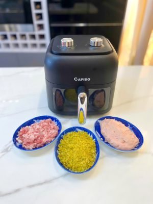 Cách làm chả cốm từ cốm làng vòng thơm ngon chuẩn vị Hà Nội 2 chả cốm