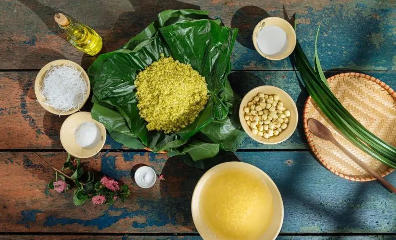 Công thức nấu xôi cốm cực dễ làm chỉ với vài bước 1 xôi cốm