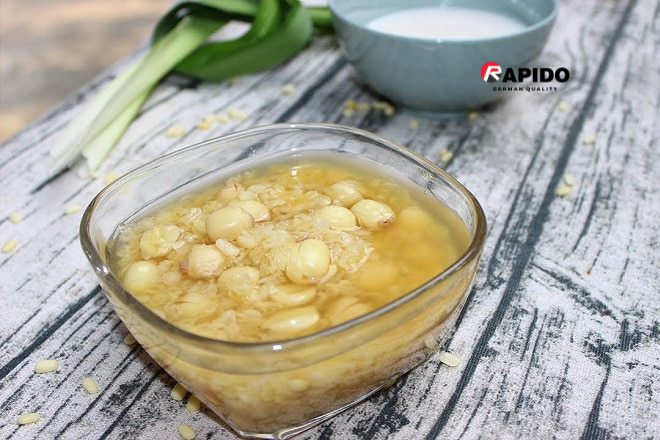 Đậu xanh nấu hạt sen mát gan, giải nhiệt ngày hè 1 dau