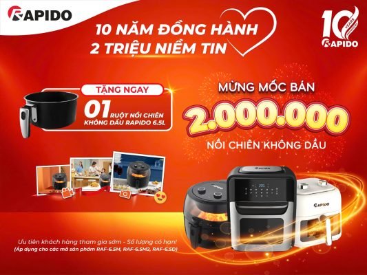 Chương trình tri ân 2 triệu nồi chiên
