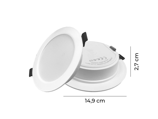 DEN LED AM TRAN LIEN KHOI 12W Model RLDO P 12W kich thuoc1