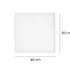 ĐÈN LED PANEL 40w Model_ RLPA-6060W (kích thước)