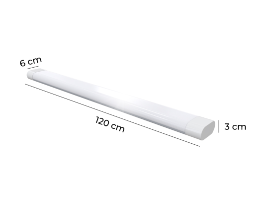 DEN LED THANH ONG OVAL 36W Model RLB0 36W kich thuoc1