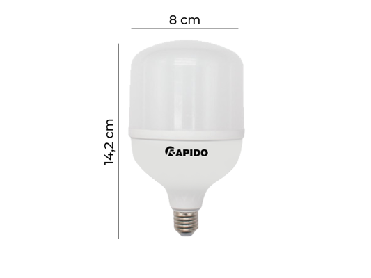 Đèn LED búp trụ RLBU-20W 10 LED BÚP TRỤ 20W
Model_ RLBU-20W (Nền trắng)