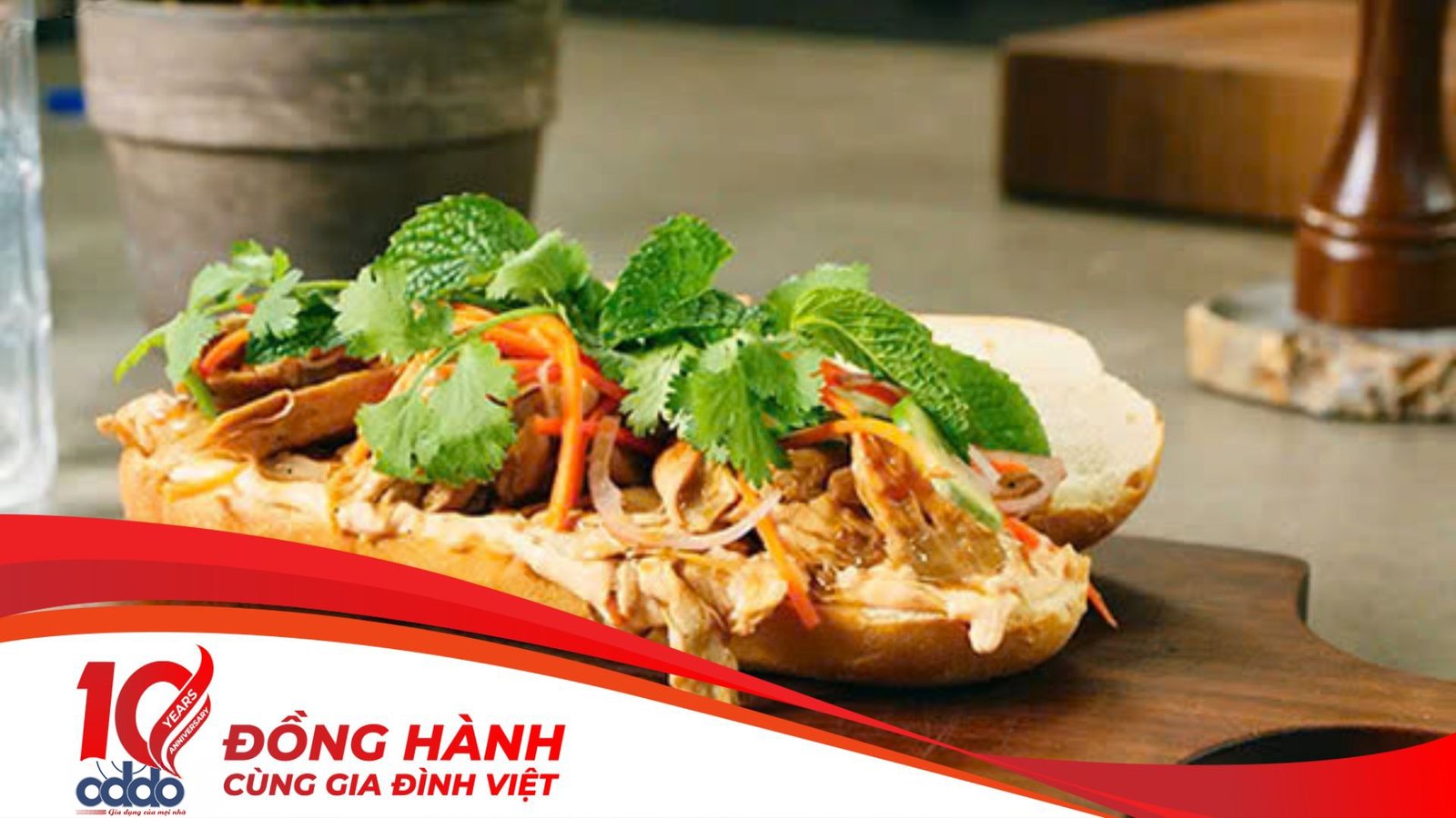 Bánh mì gà phô mai