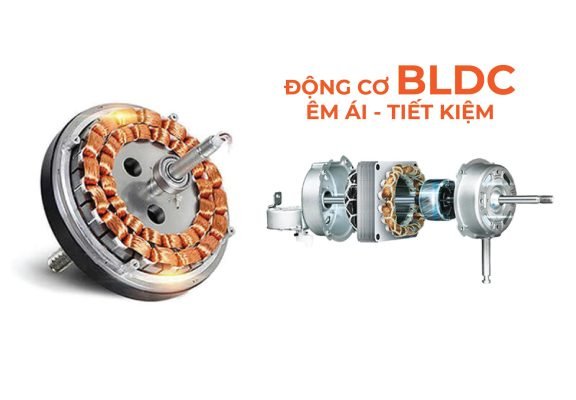 Quạt trần Oddo RCF-5W AL56 7 Động cơ BLDC